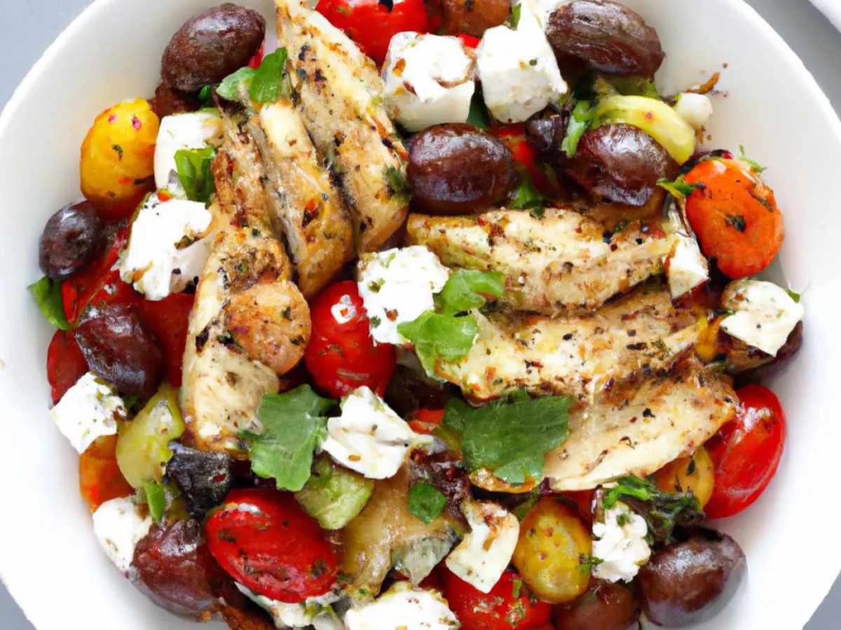 Greek Chicken Salad Greek Chicken Salad