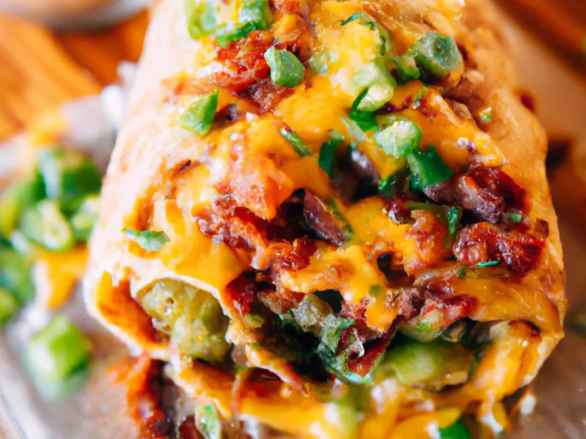 Bacon & Chorizo Breakfast Burrito Bacon & Chorizo Breakfast Burrito