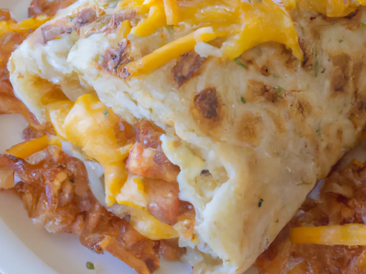 Veggie Breakfast Burrito Veggie Breakfast Burrito