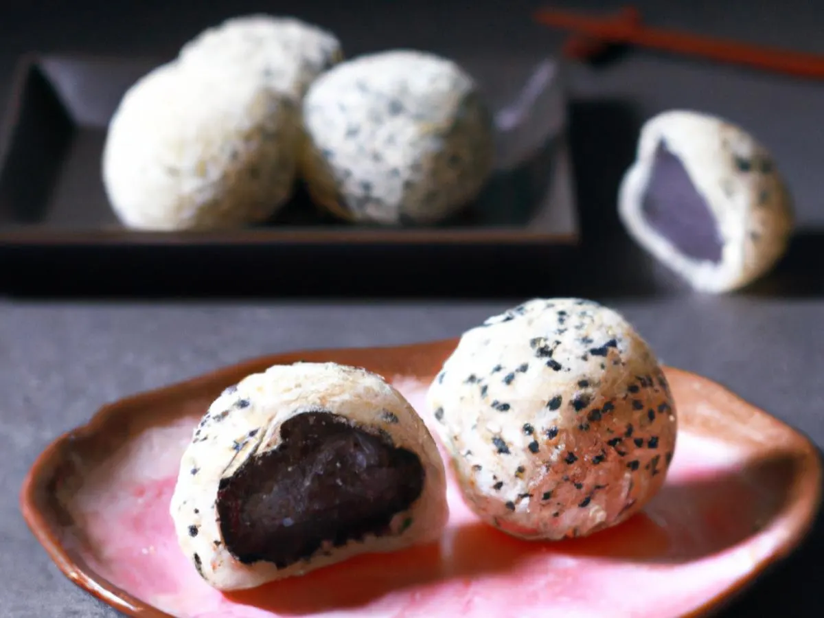 Sesame Rice Donuts (5 pcs.)