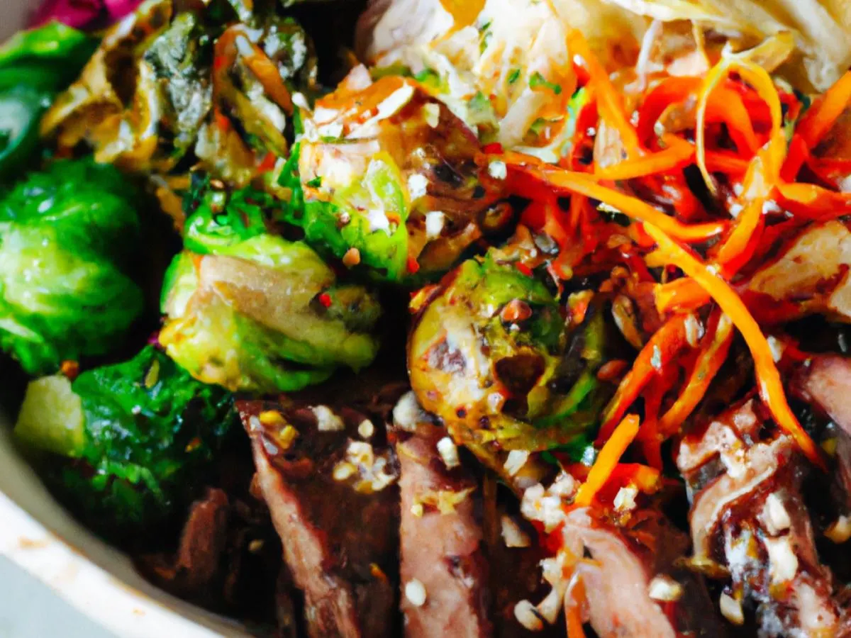BBQ Beef Salad Bowl