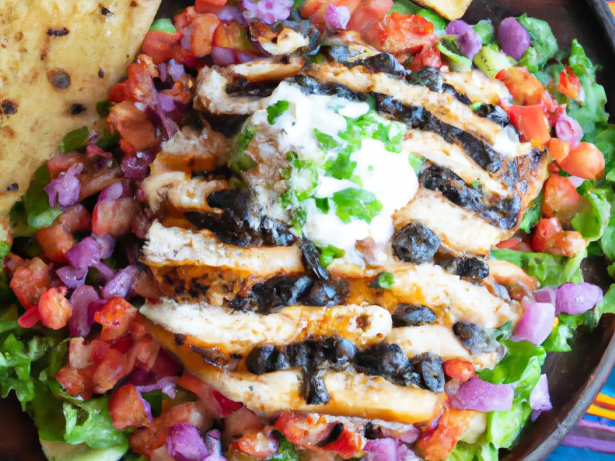 Pollo Asado Amigos Entree Salad with Salsa