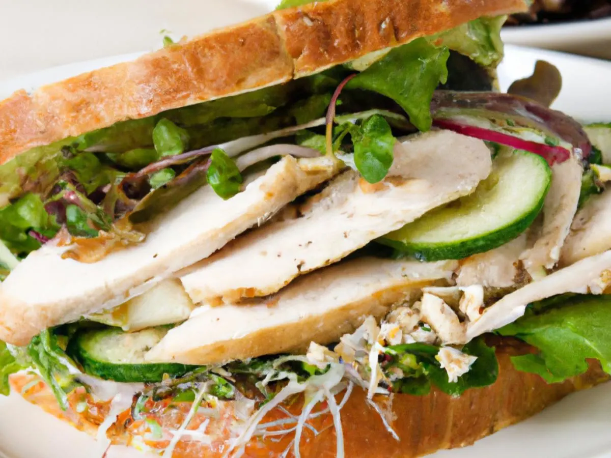 Turkey Sandwich with Mixed Greens Side Salad Entree Box Turkey Sandwich with Mixed Greens Side Salad Entree Box