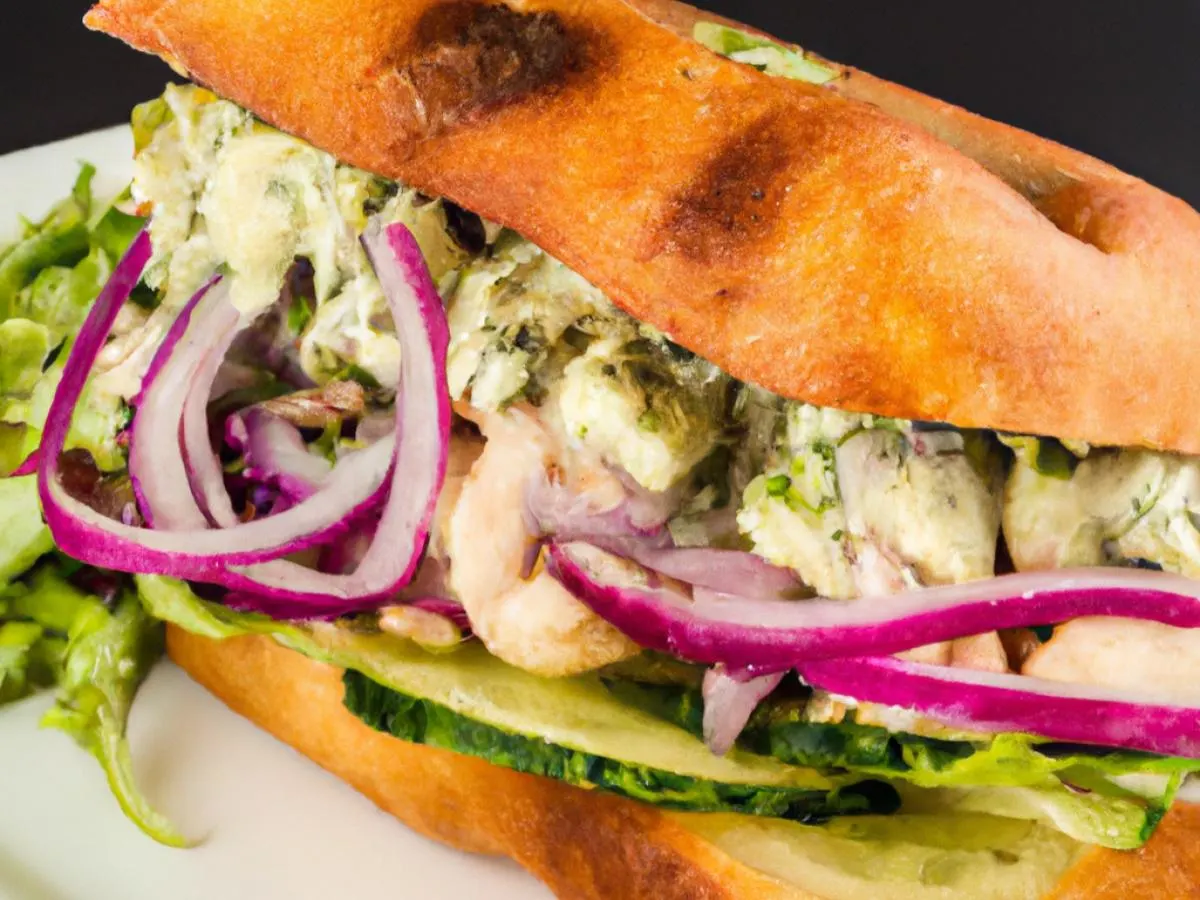 Gluten-Free Chicken Sandwich with Mixed Greens Side Salad Gluten-Free Chicken Sandwich with Mixed Greens Side Salad