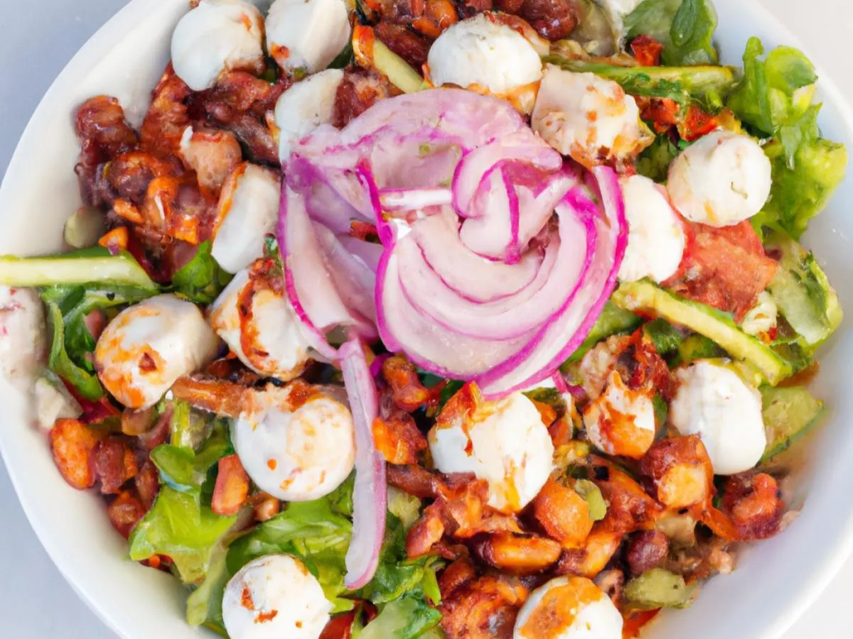 Pork Al Pastor Amigos Entree Salad with Salsa