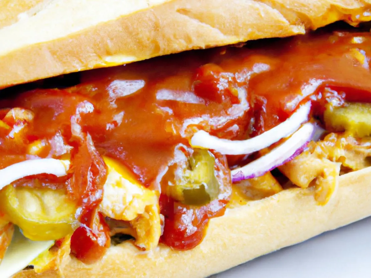 Regular BBQ Chipotle Chicken Sub on Parmesan Bread Regular BBQ Chipotle Chicken Sub on Parmesan Bread