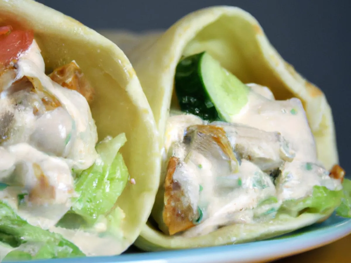 Chicken Gyro Wrap Chicken Gyro Wrap