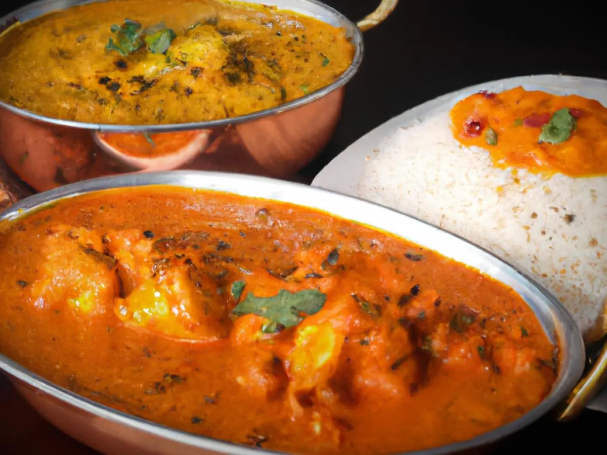 Butter Chicken with Aloo Gobi and Mutter Pulao Butter Chicken with Aloo Gobi and Mutter Pulao