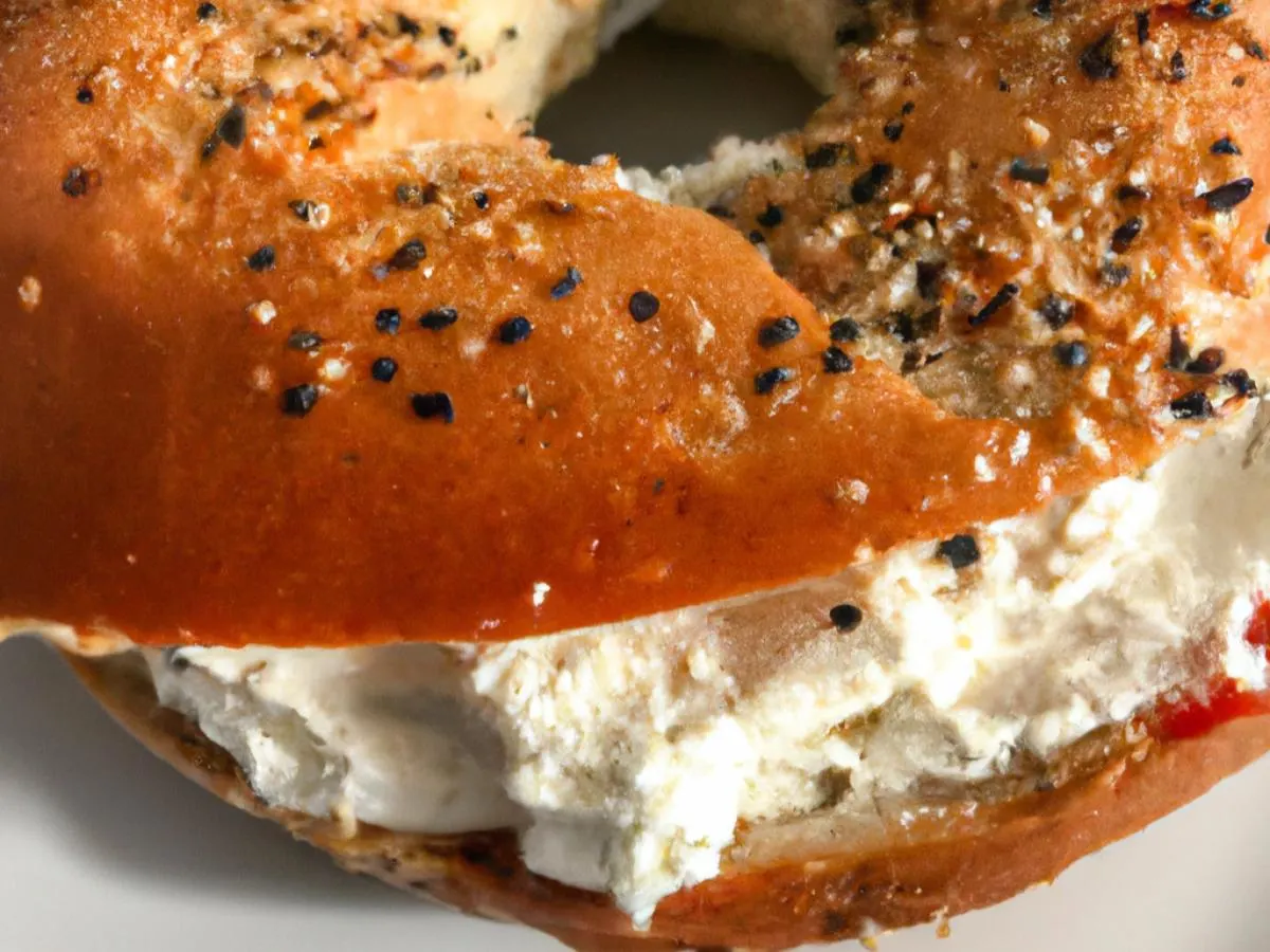 Everything Bagel with Plain Cream Cheese (Boxed) Everything Bagel with Plain Cream Cheese (Boxed)