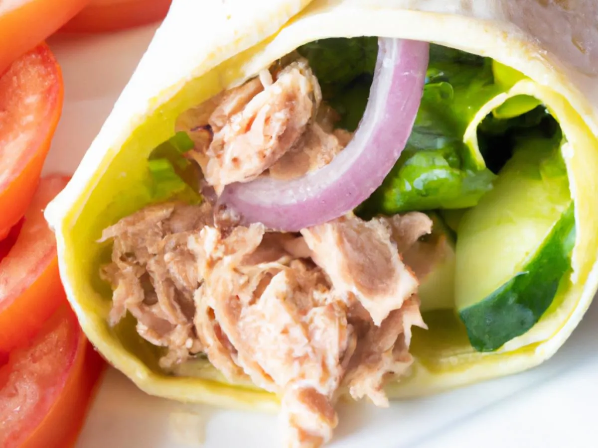 Vegetable Tuna Wrap Vegetable Tuna Wrap