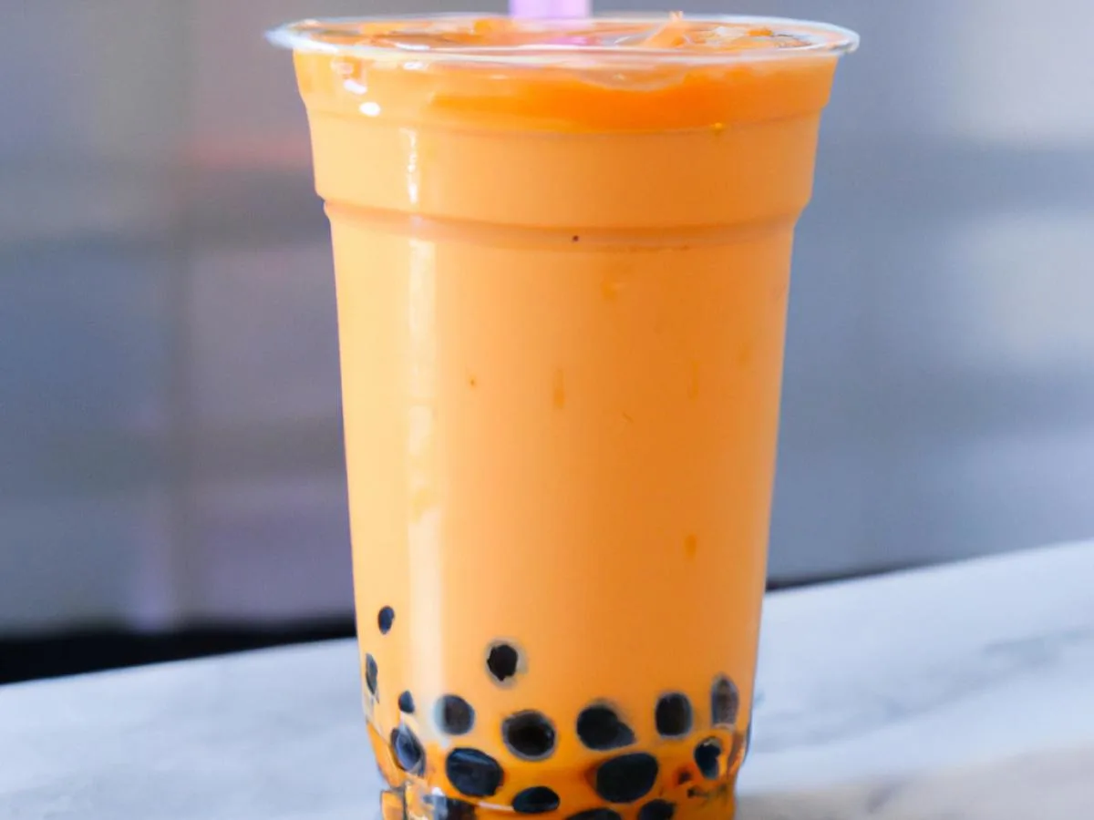 Thai Iced Tea with Tapioca [Full Sweet]