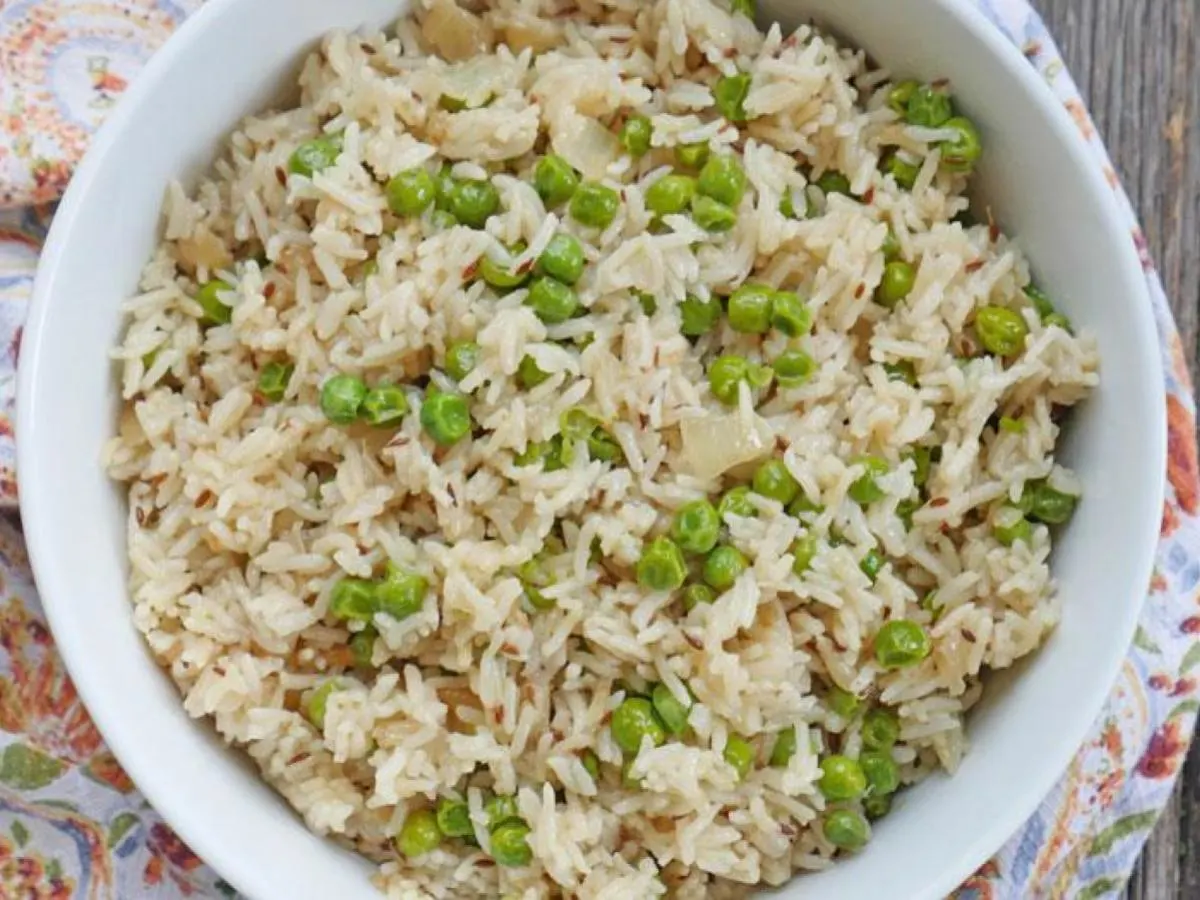 Side of Matar Rice Side of Matar Rice