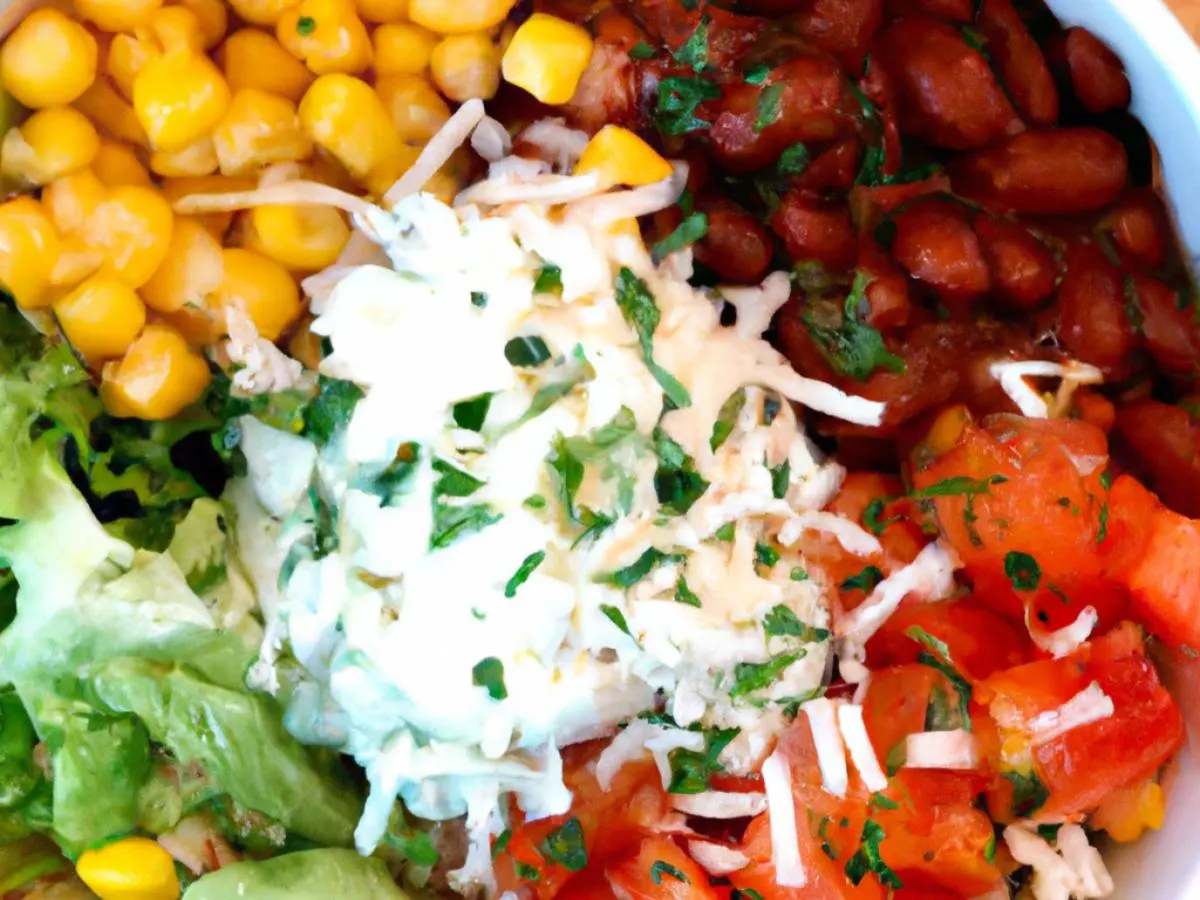 Vegetarian Pinto Bean Lunch Bowl Vegetarian Pinto Bean Lunch Bowl