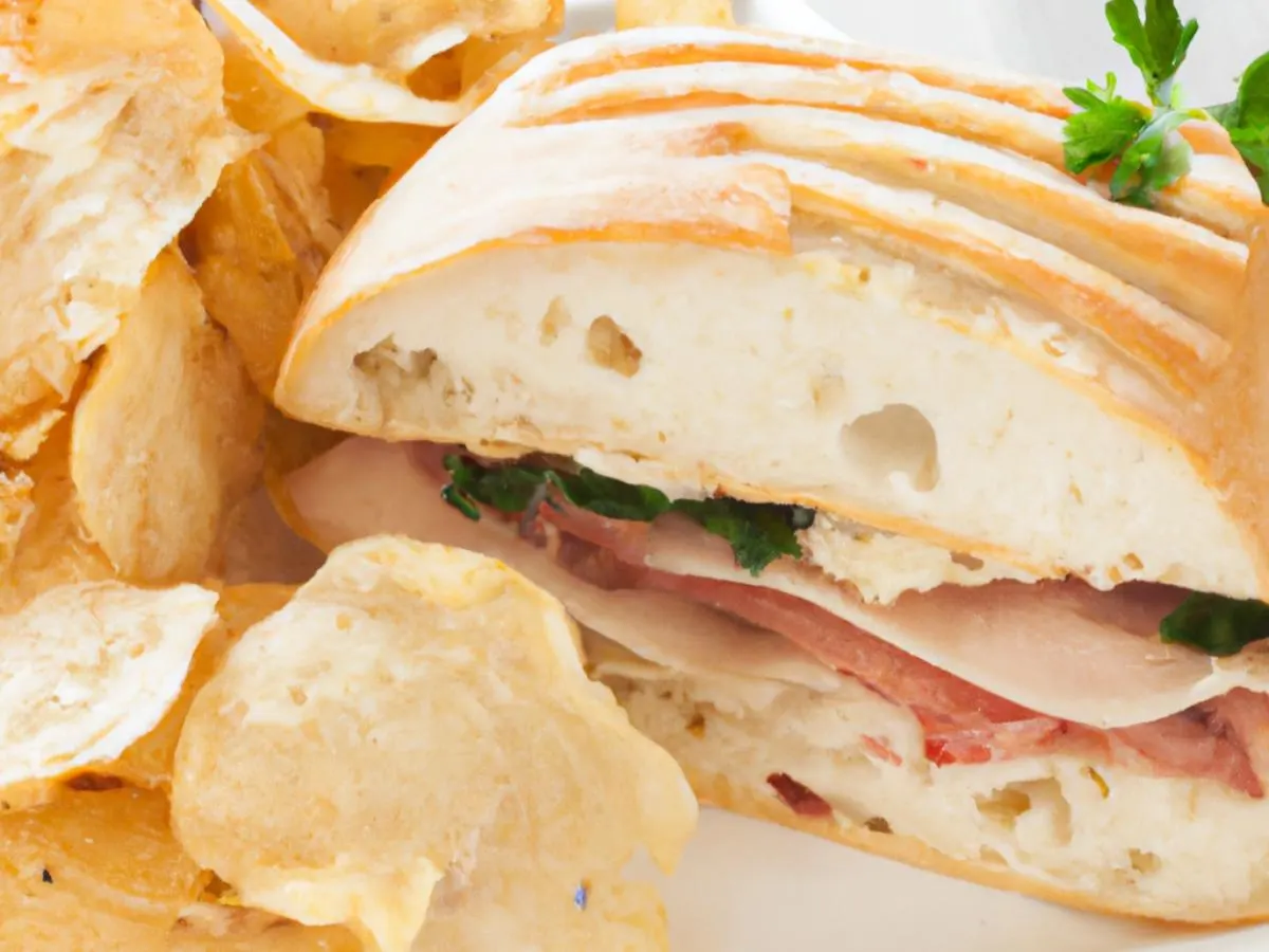 Hot Italian Sub Panini with Chips