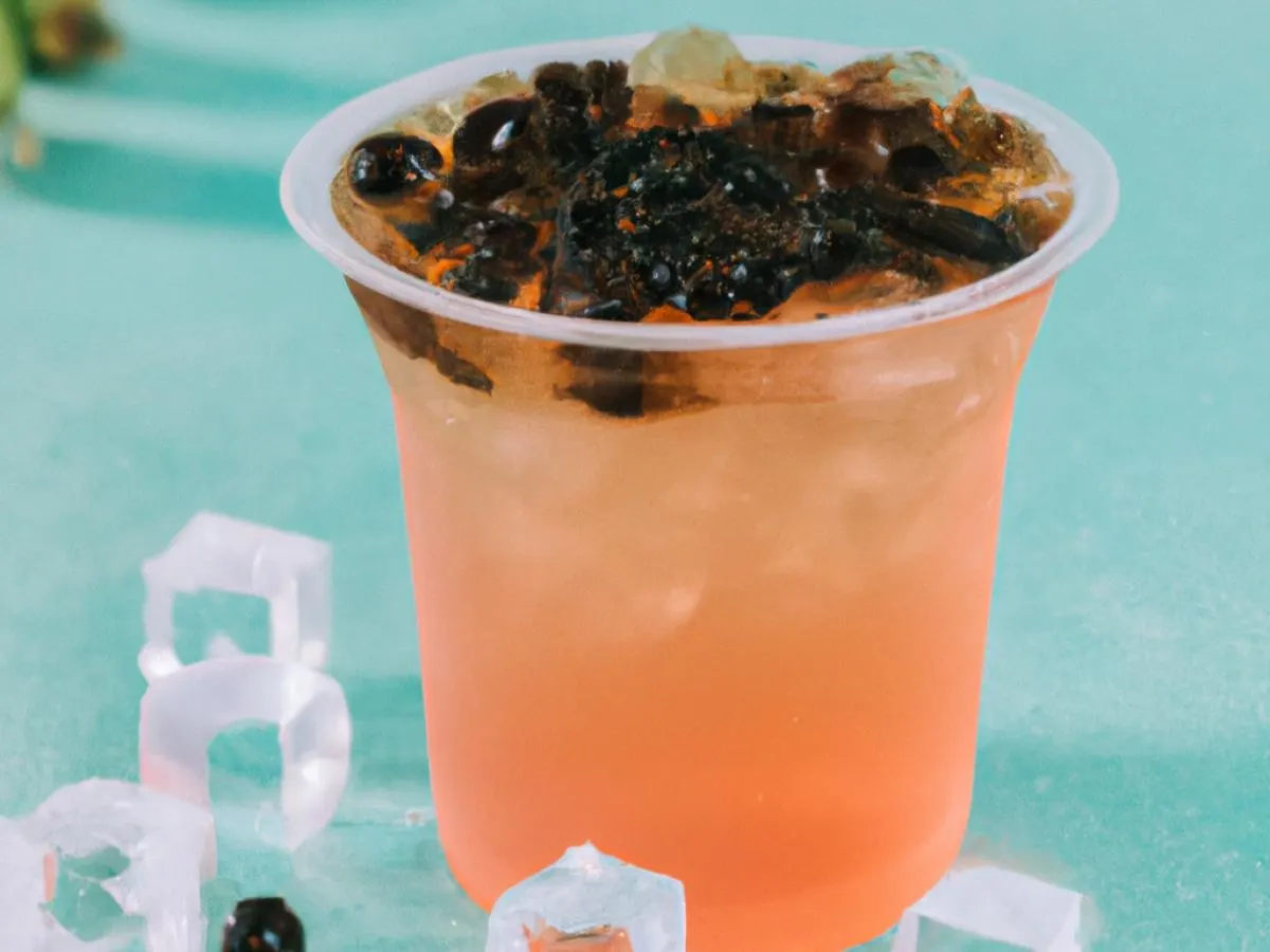 Guava Black Tea with Boba - Full Sweet [24 oz]