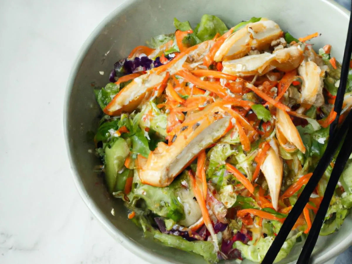 Asian Crunch Slaw with Chicken Breast [18 oz]
