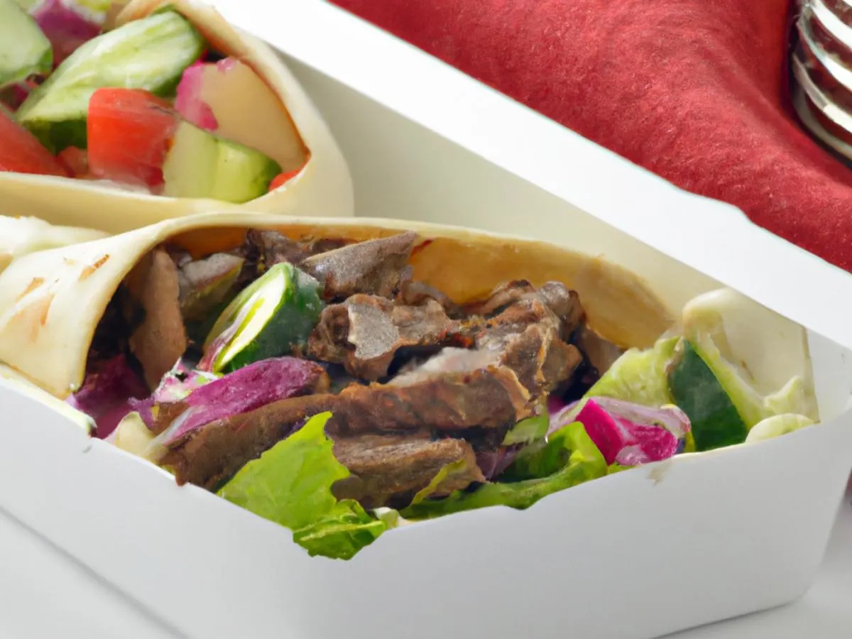 Beef & Lamb Shawarma Wrap