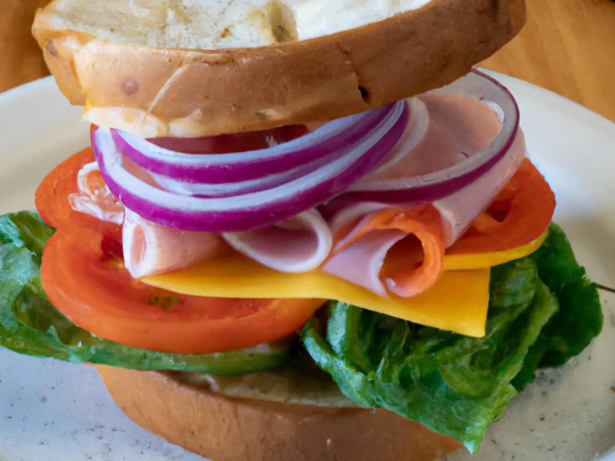 Ham Sandwich on Gluten Free Bread Boxed Meal with Apple Slaw Ham Sandwich on Gluten Free Bread Boxed Meal with Apple Slaw