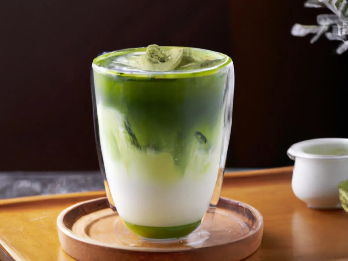 50% Sweetness Green Milk Tea w/Pudding 50% Sweetness Green Milk Tea w/Pudding