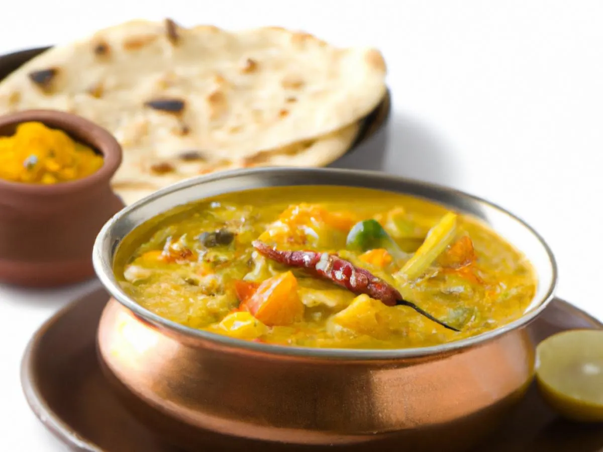 Yellow Daal Tadka with Mixed Vegetable Curry and Naan Yellow Daal Tadka with Mixed Vegetable Curry and Naan