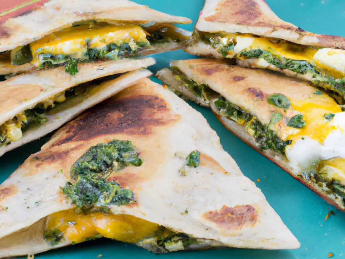 Breakfast Mini Quesadillas (Flour Tortilla)