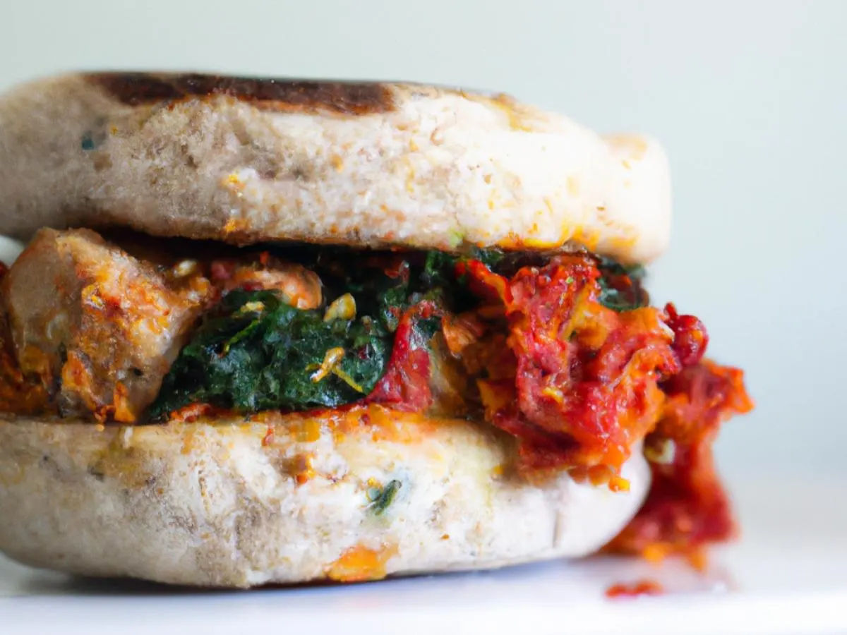 Vegan English Muffin Sandwich Vegan English Muffin Sandwich