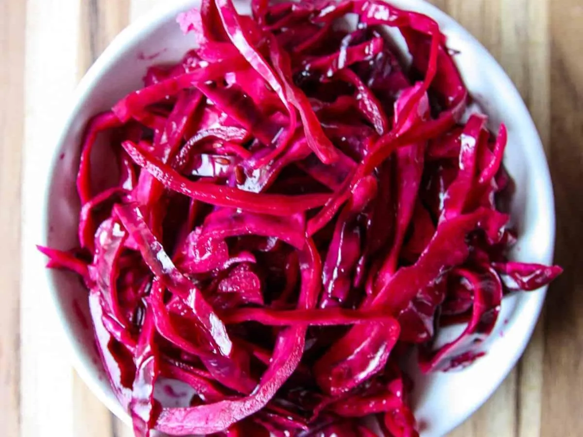Lightly Pickled Red Cabbage Lightly Pickled Red Cabbage