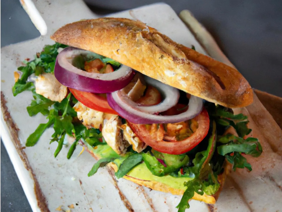 Grilled Chicken Sandwich w/ Corn Salad Box