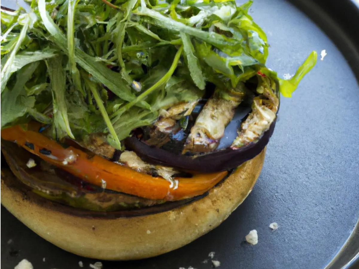 Pan Grilled Veggie Sandwich w/ Corn Salad Box