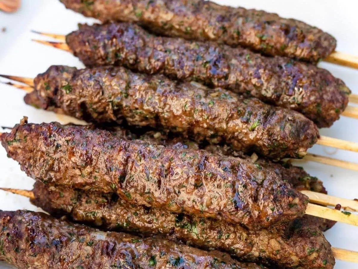 Halal Kifta Kabobs