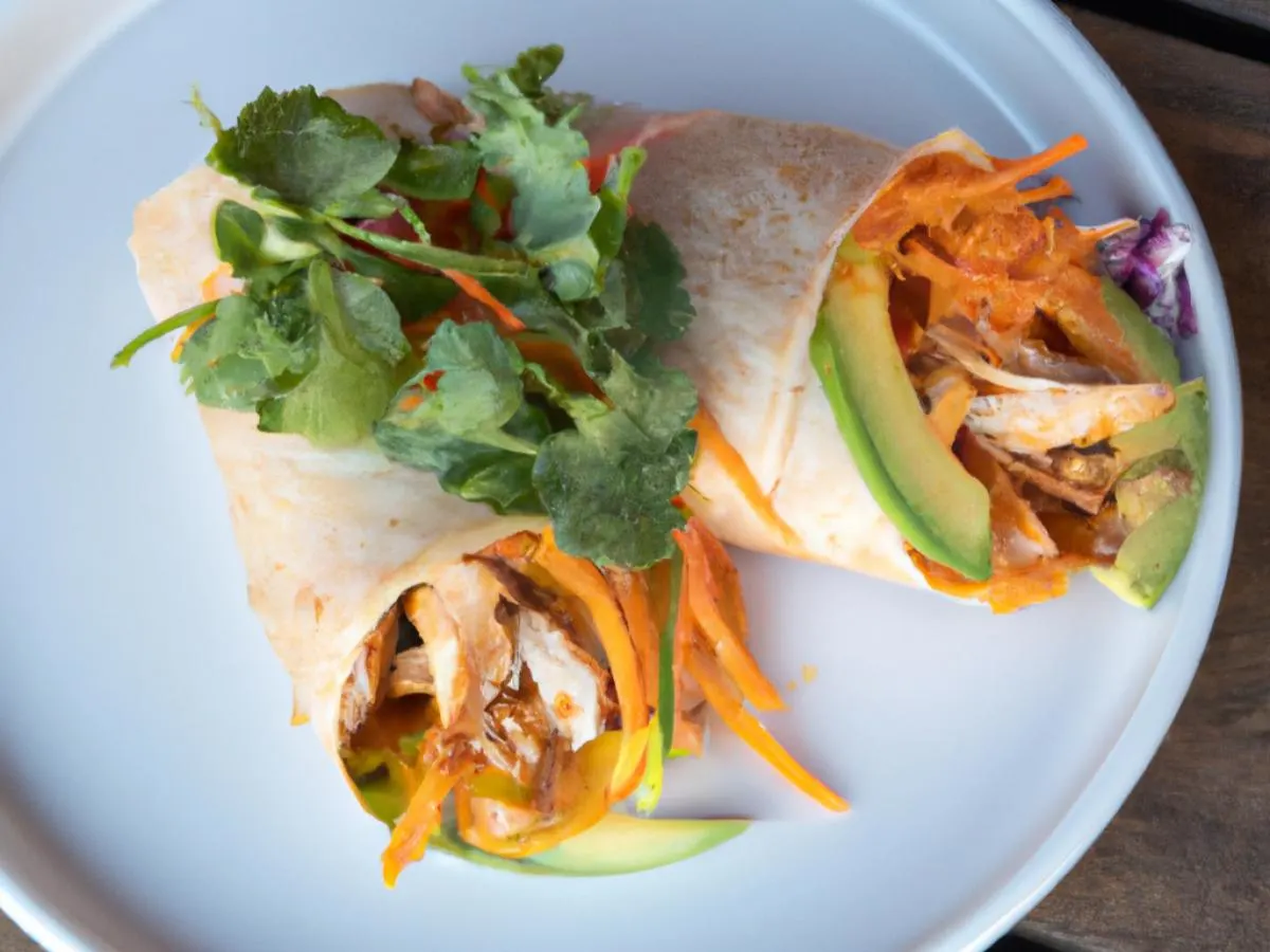 Thai Chicken Wrap Thai Chicken Wrap