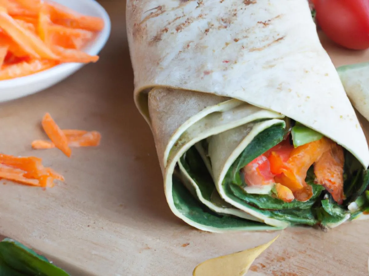 Garden Vegetable Wrap Garden Vegetable Wrap