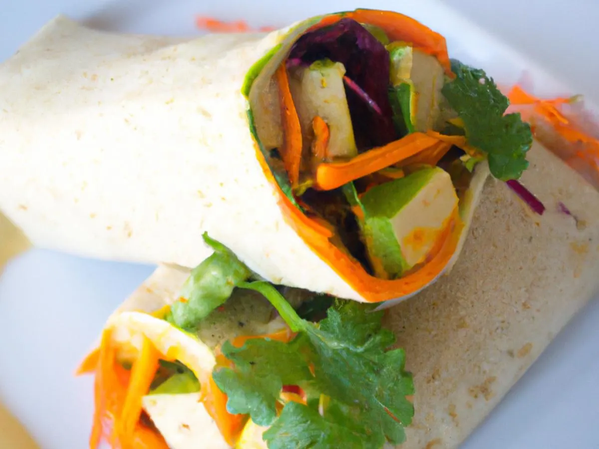 Thai Tofu Wrap Thai Tofu Wrap