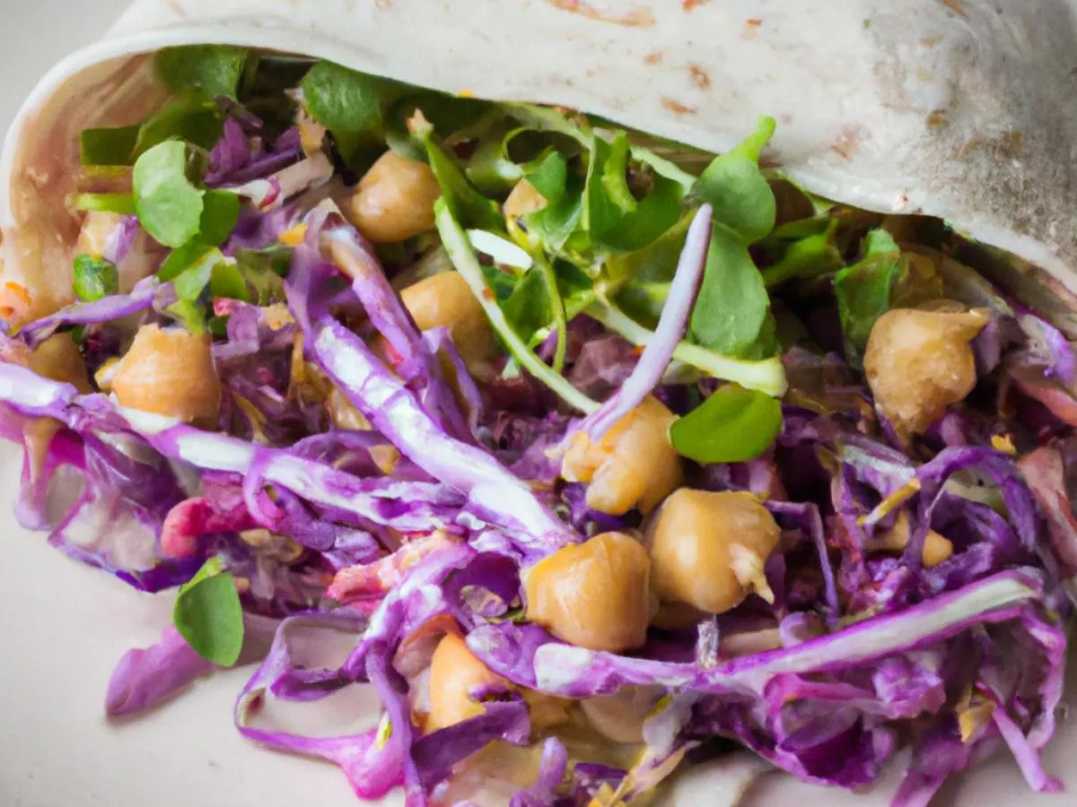 Ancho Chickpea Salad Wrap Ancho Chickpea Salad Wrap