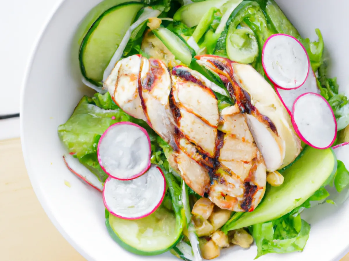 Spring Chop Salad with Grilled Chicken Spring Chop Salad with Grilled Chicken