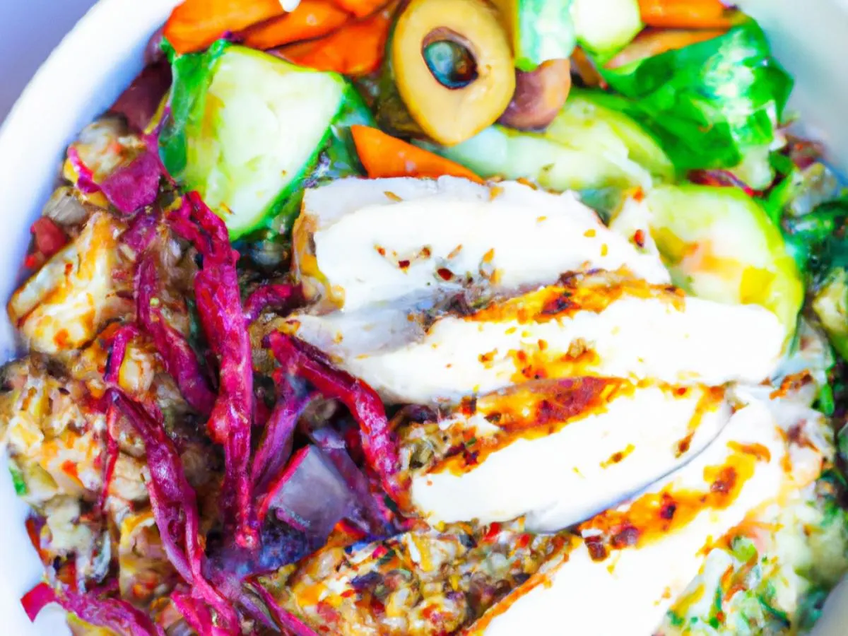 American Salad with Grilled Chicken American Salad with Grilled Chicken