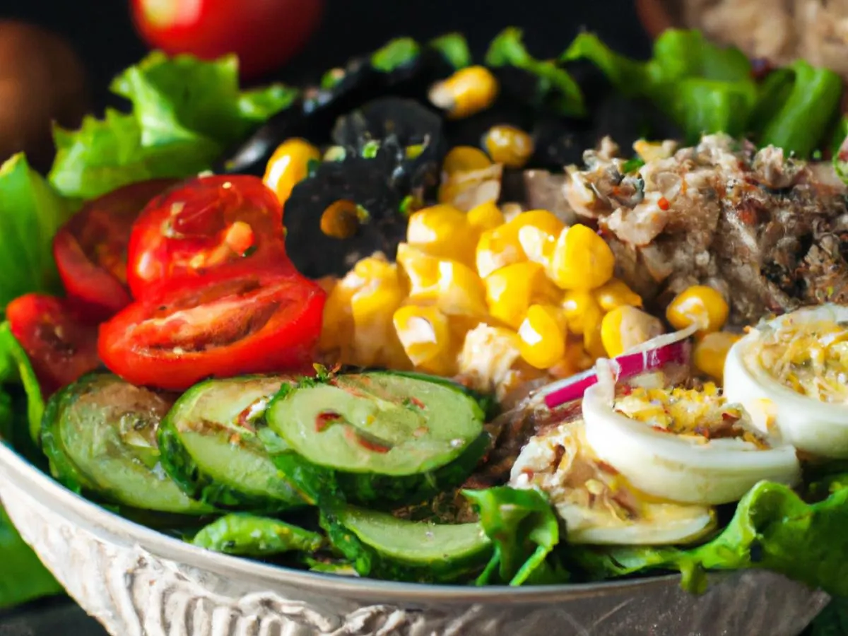 Southwest Salad with Hard Boiled Eggs Southwest Salad with Hard Boiled Eggs