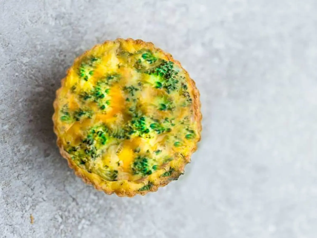 Broccoli and Cheddar Egg Bite Broccoli and Cheddar Egg Bite