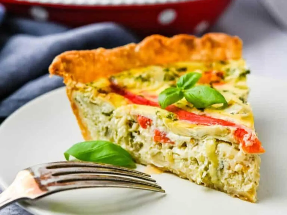 Egg White and Roasted Pepper Quiche Egg White and Roasted Pepper Quiche