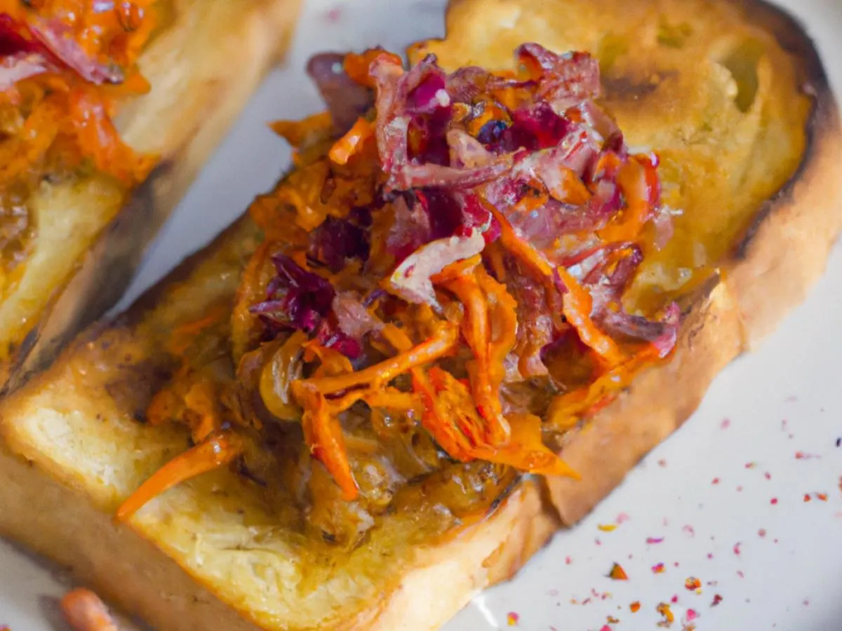 Zesty Retreat Open Face Toast Zesty Retreat Open Face Toast
