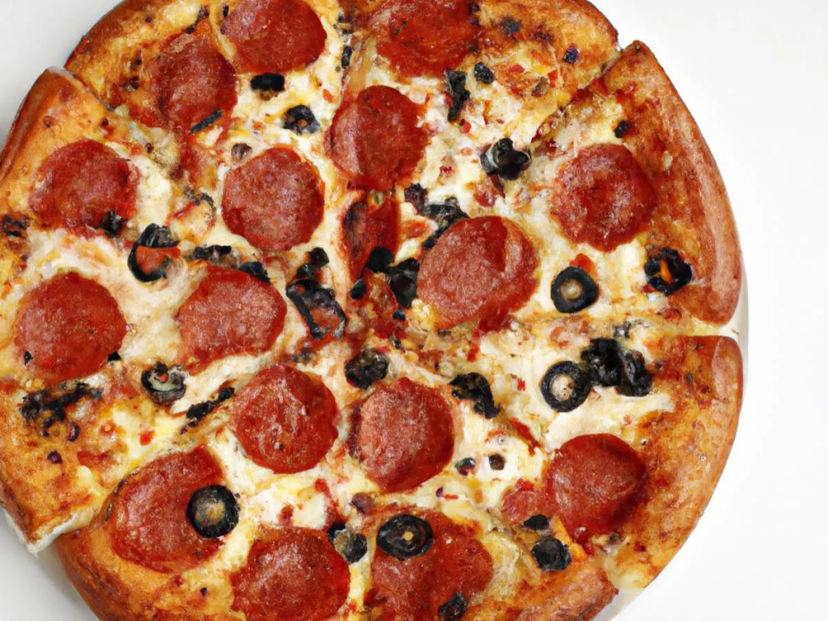 Personal Pepperoni & Black Olives Pizza Personal Pepperoni & Black Olives Pizza