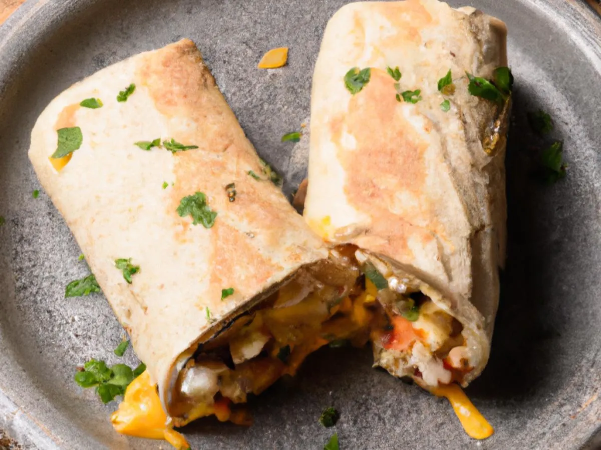 Veggie Breakfast Burrito Box Veggie Breakfast Burrito Box