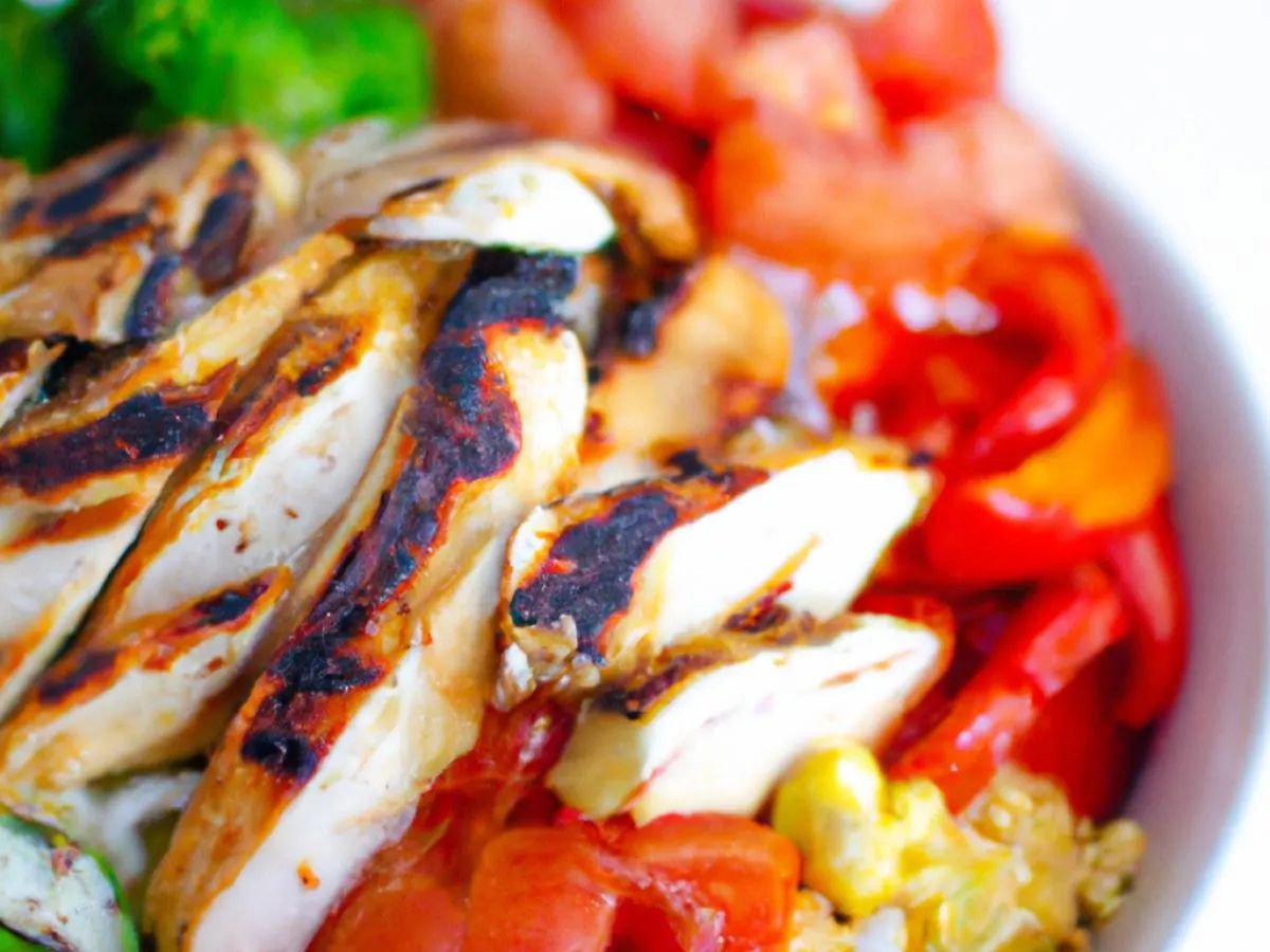 Grilled Boneless Chicken Thighs Bowl with Garlic Sauce and Hummus Grilled Boneless Chicken Thighs Bowl with Garlic Sauce and Hummus