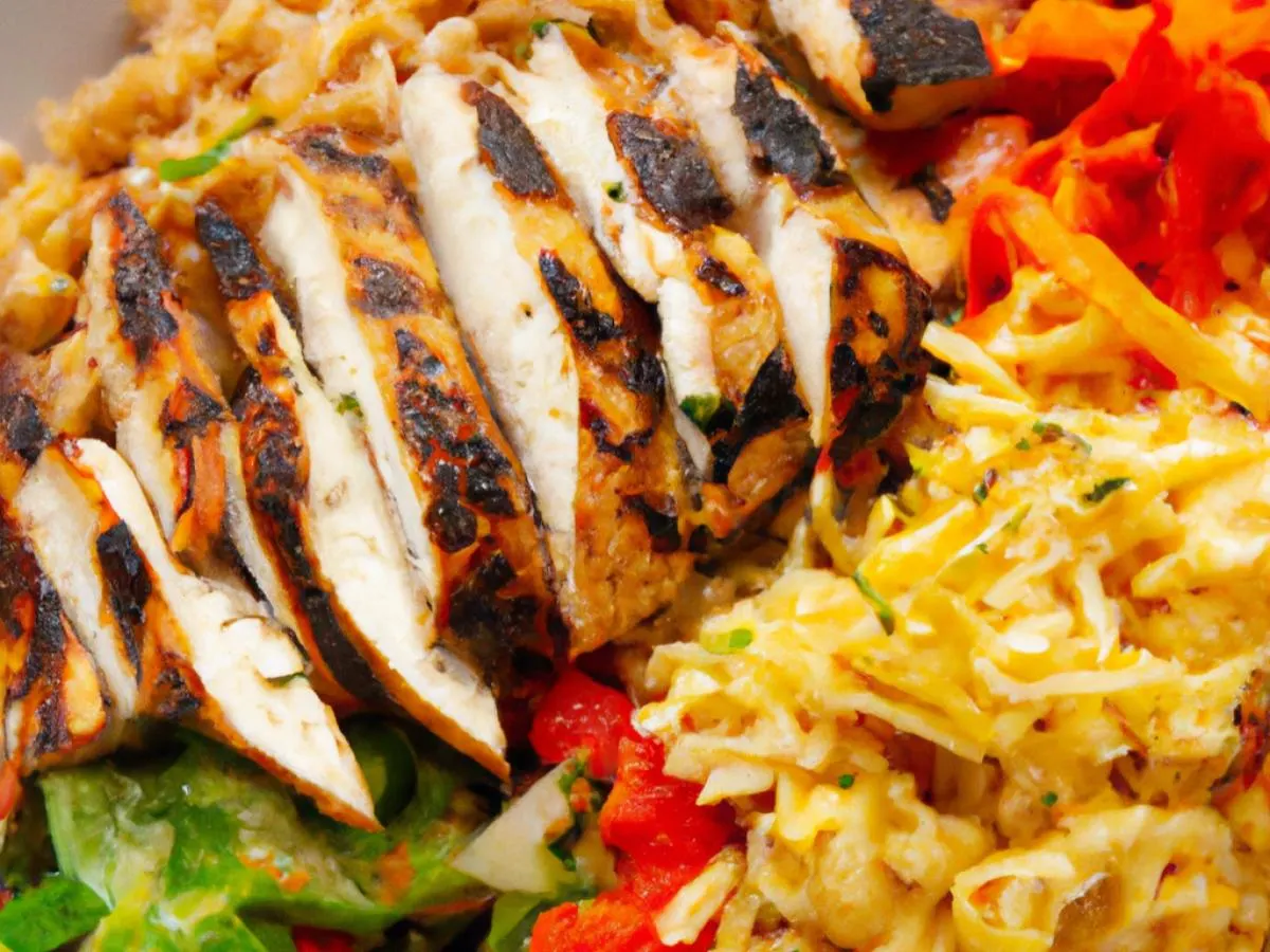 Grilled Boneless Chicken Thighs Bowl with with Hot Sauce and Hummus Grilled Boneless Chicken Thighs Bowl with with Hot Sauce and Hummus