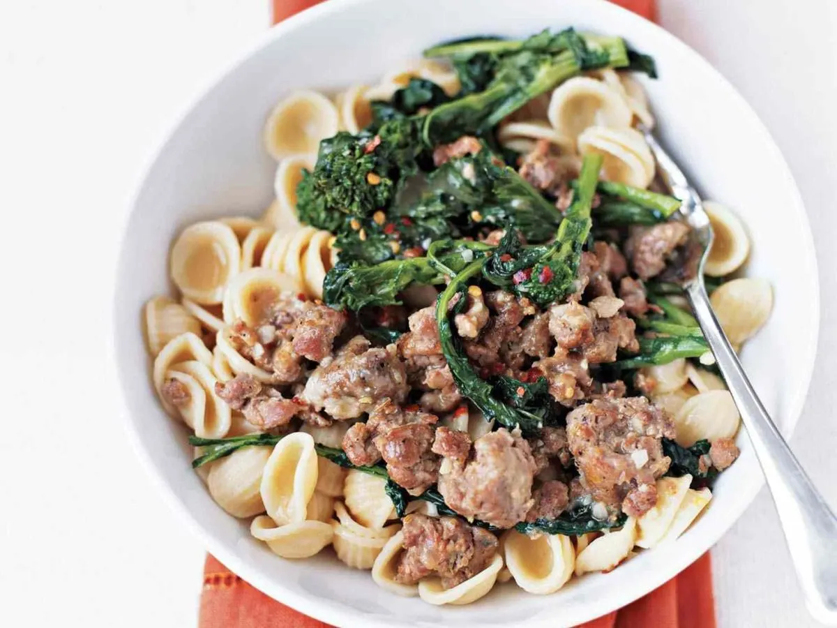 Gluten Free Broccoli Rabe and Sausage Pasta Gluten Free Broccoli Rabe and Sausage Pasta