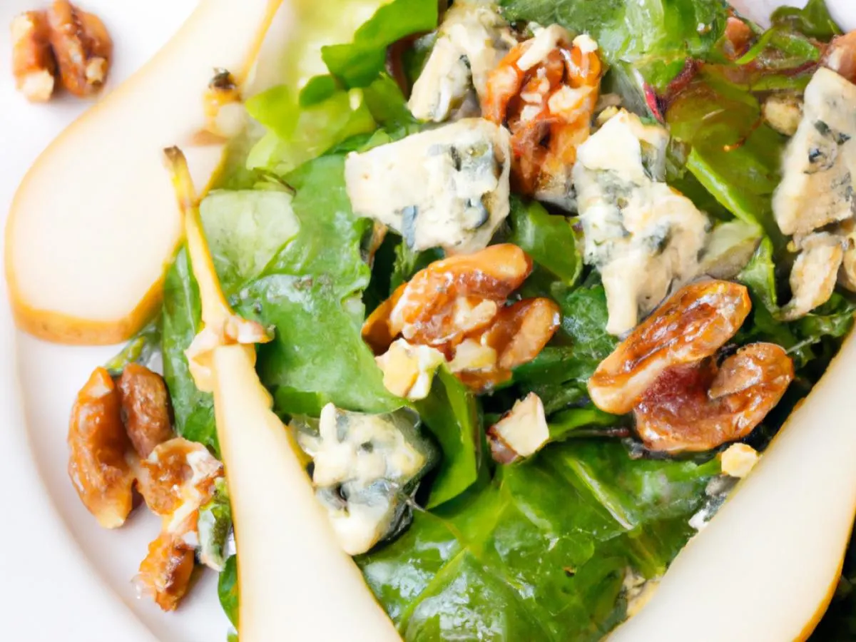 Pear and Blue Cheese Salad Pear and Blue Cheese Salad