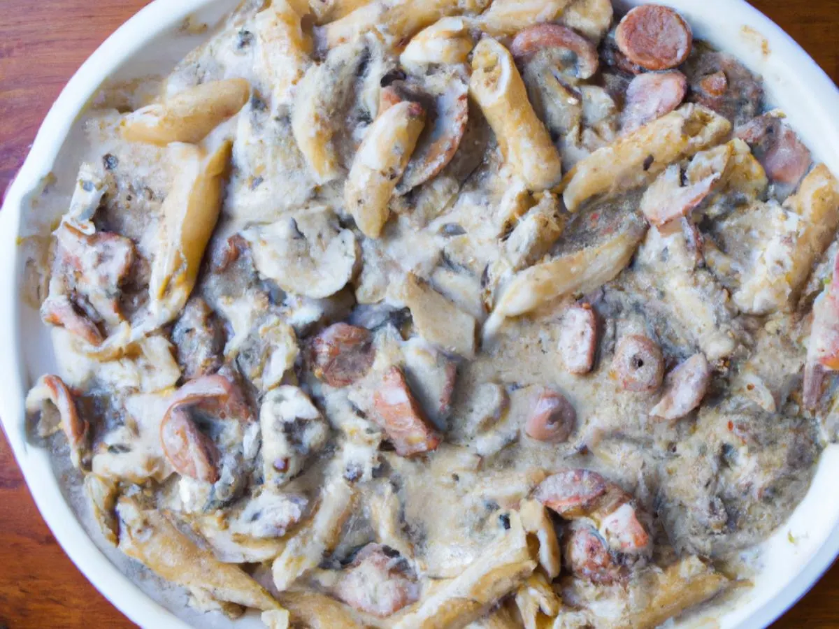 GLUTEN FREE Penne and Sausage