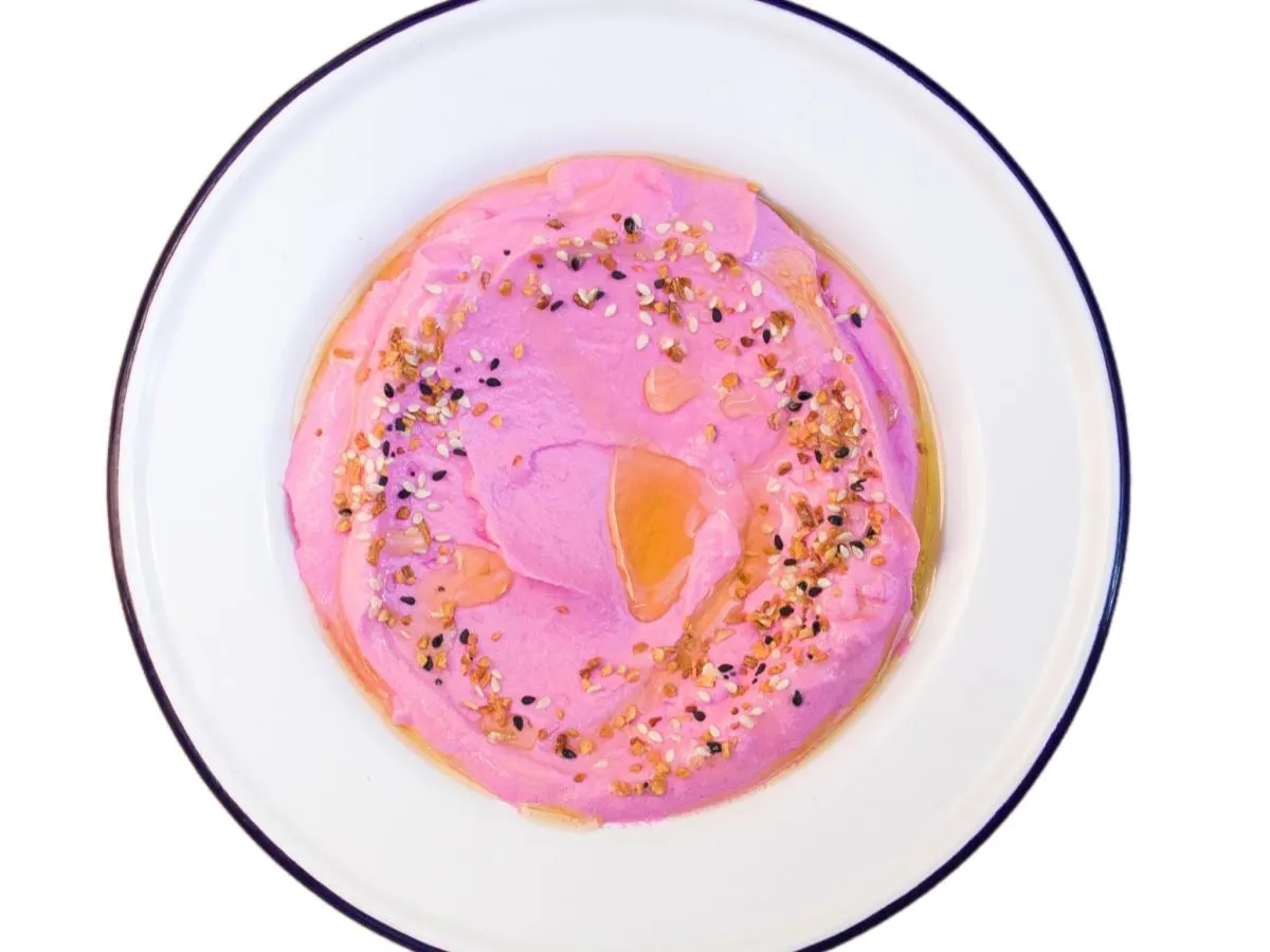 Beet Labni and Pita Beet Labni and Pita