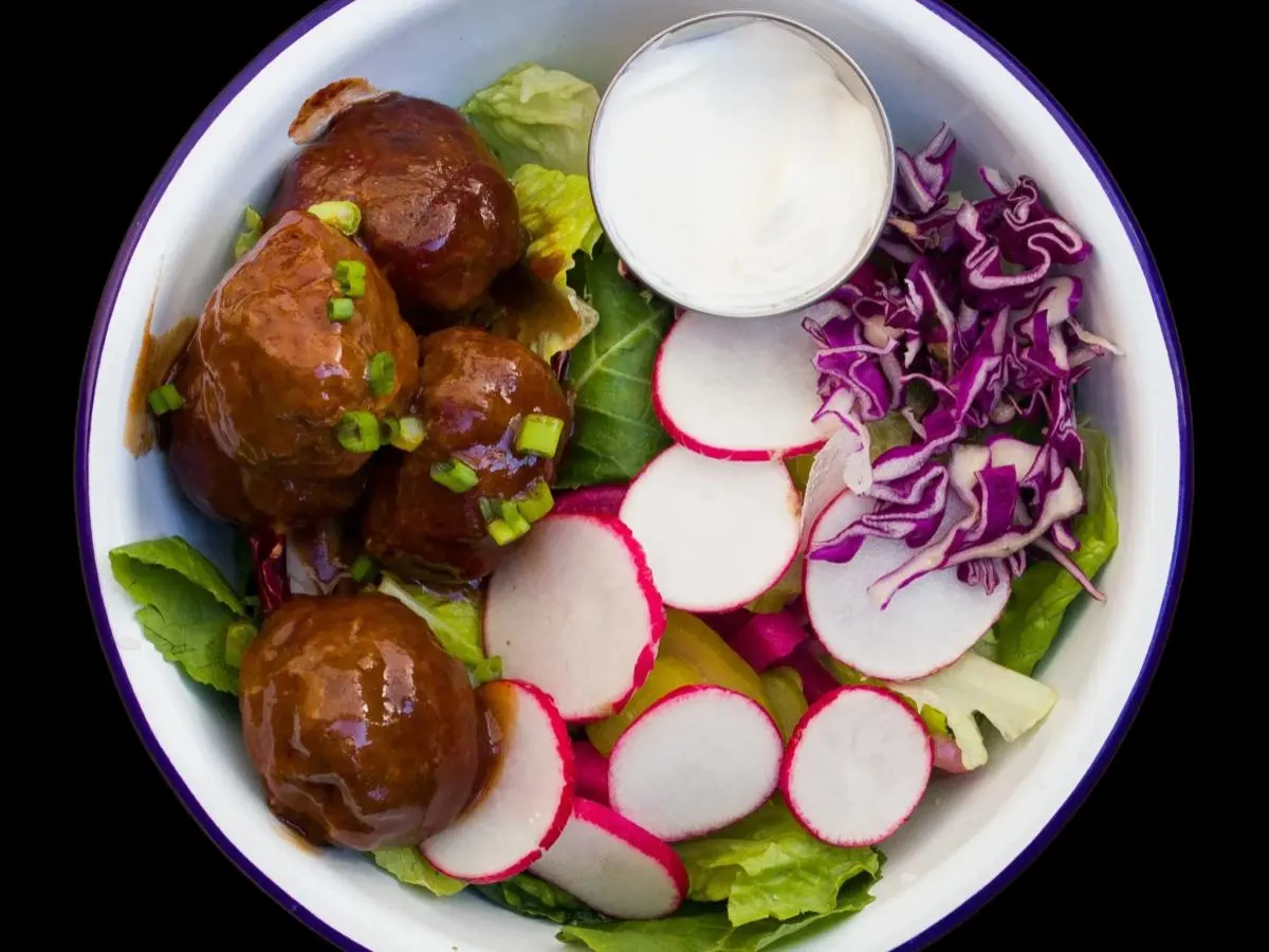 Angus Beef Keftedes Salad Angus Beef Keftedes Salad
