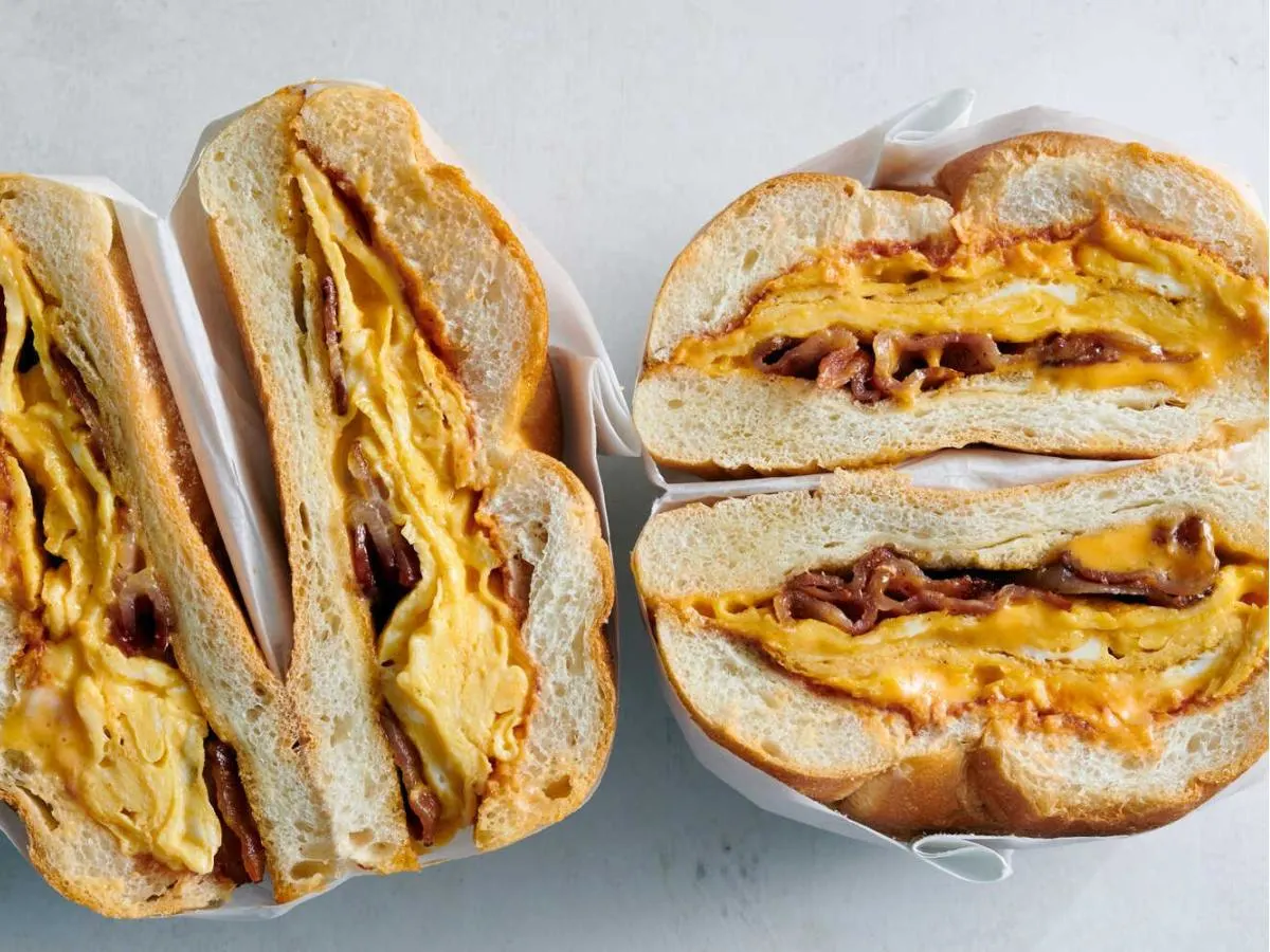 Turkey Bacon, Egg, and Cheese Sandwich Turkey Bacon, Egg, and Cheese Sandwich